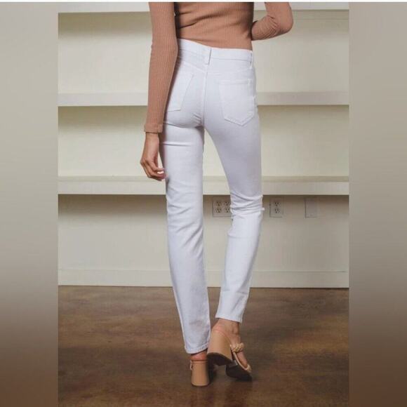JOES JEANS "RUNWAY LUNA" HIGH RISE CIGARETTE 32” inseam- WHITE- sz 23 - Picture 5 of 8